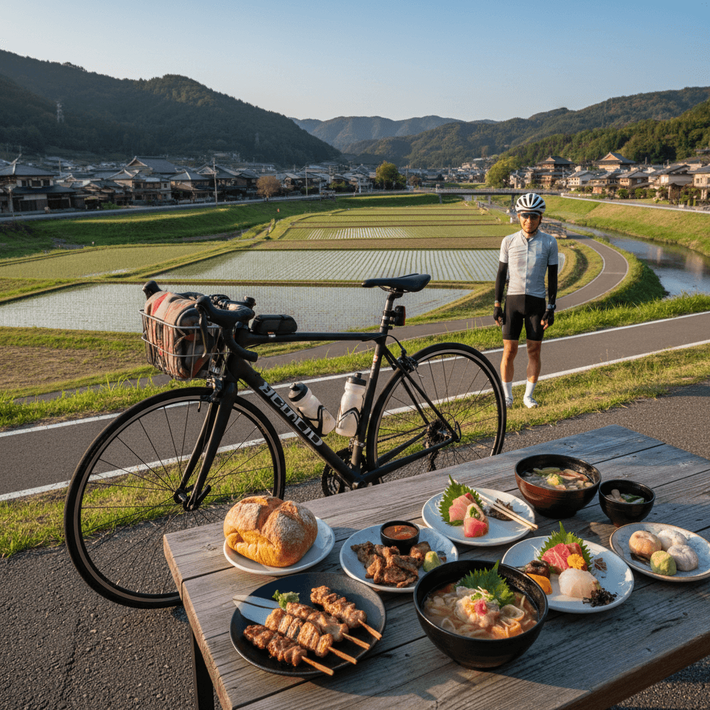 サイクリング グルメ旅の真髄:地域と繋がる「食」戦略ガイド